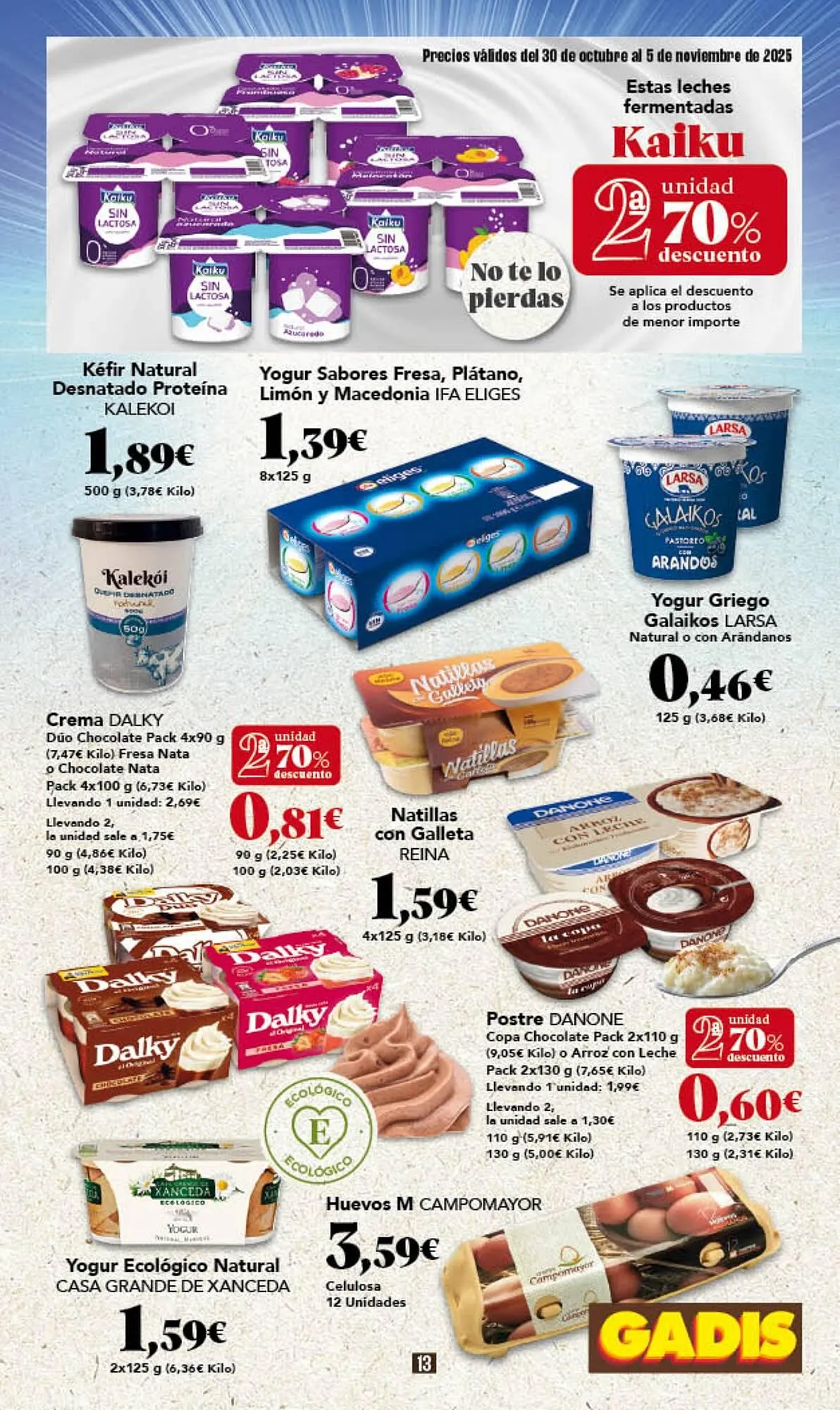 Catálogo de Folleto Gadis 30 de octubre al 5 de noviembre 2025 - Página 13
