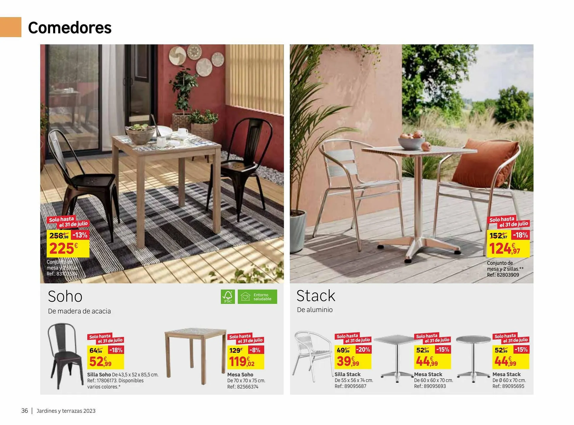 Catálogo de Folleto Leroy Merlin 9 de junio al 31 de julio 2023 - Página 36