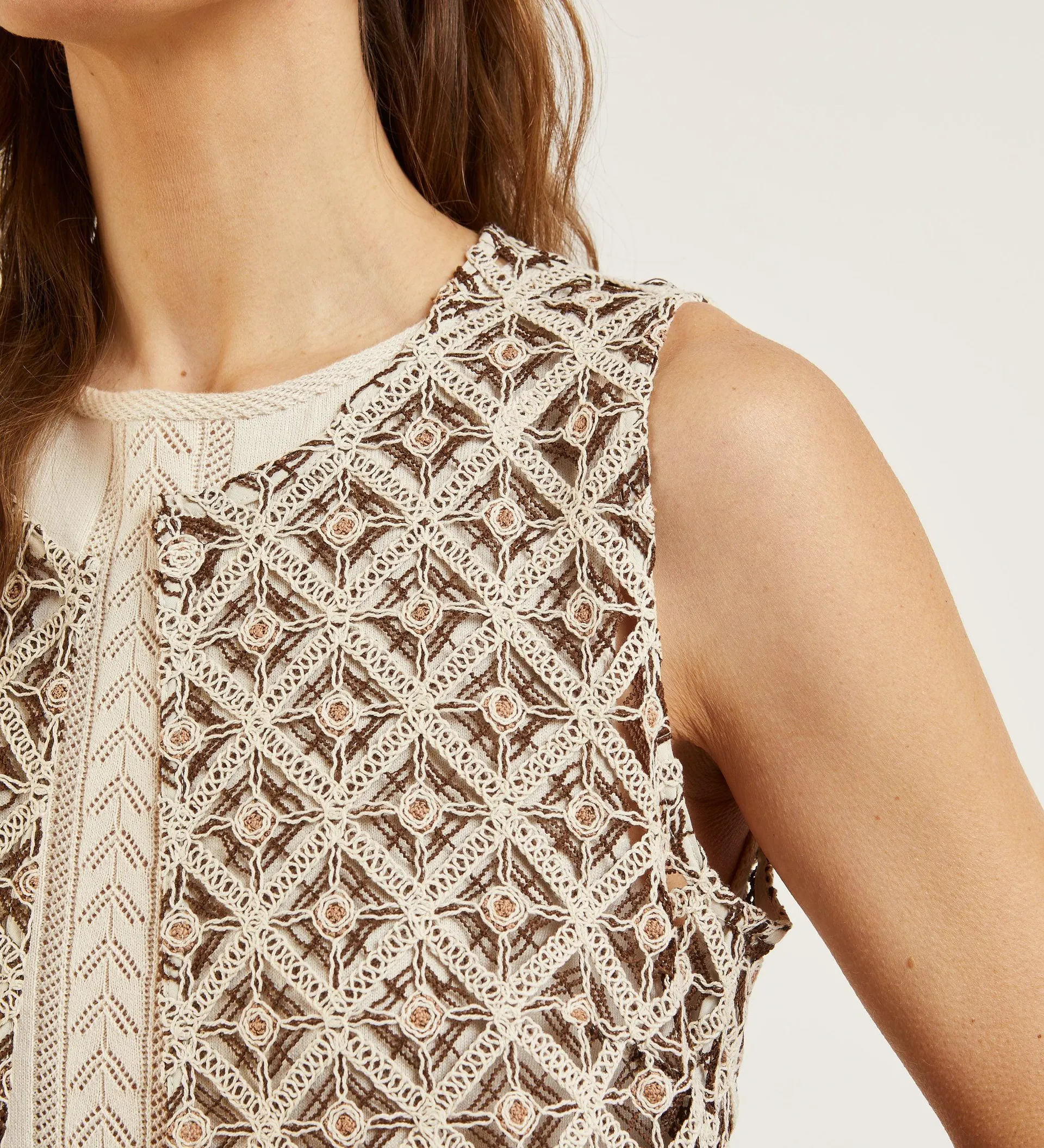 Chaleco largo fantasia