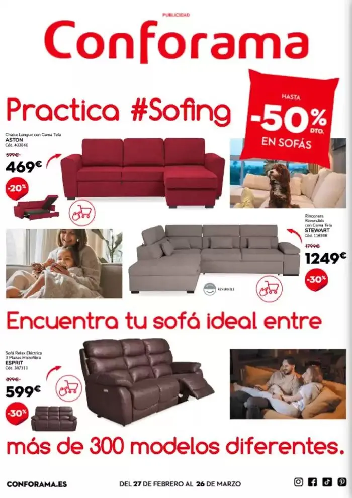 Hasta -50% dto. en sofás - 1