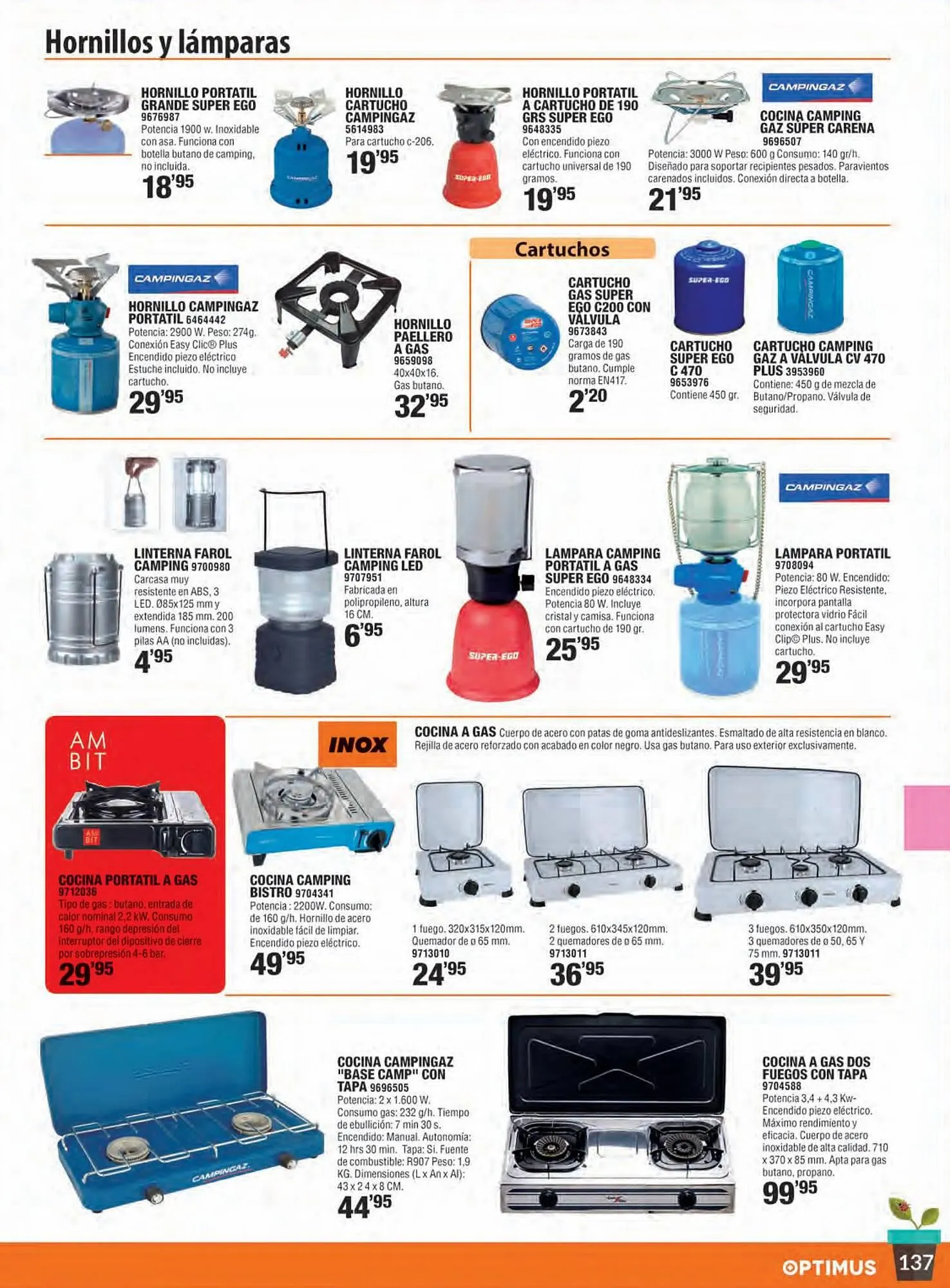 Catálogo de Folleto Optimus 27 de marzo al 31 de agosto 2023 - Página 137