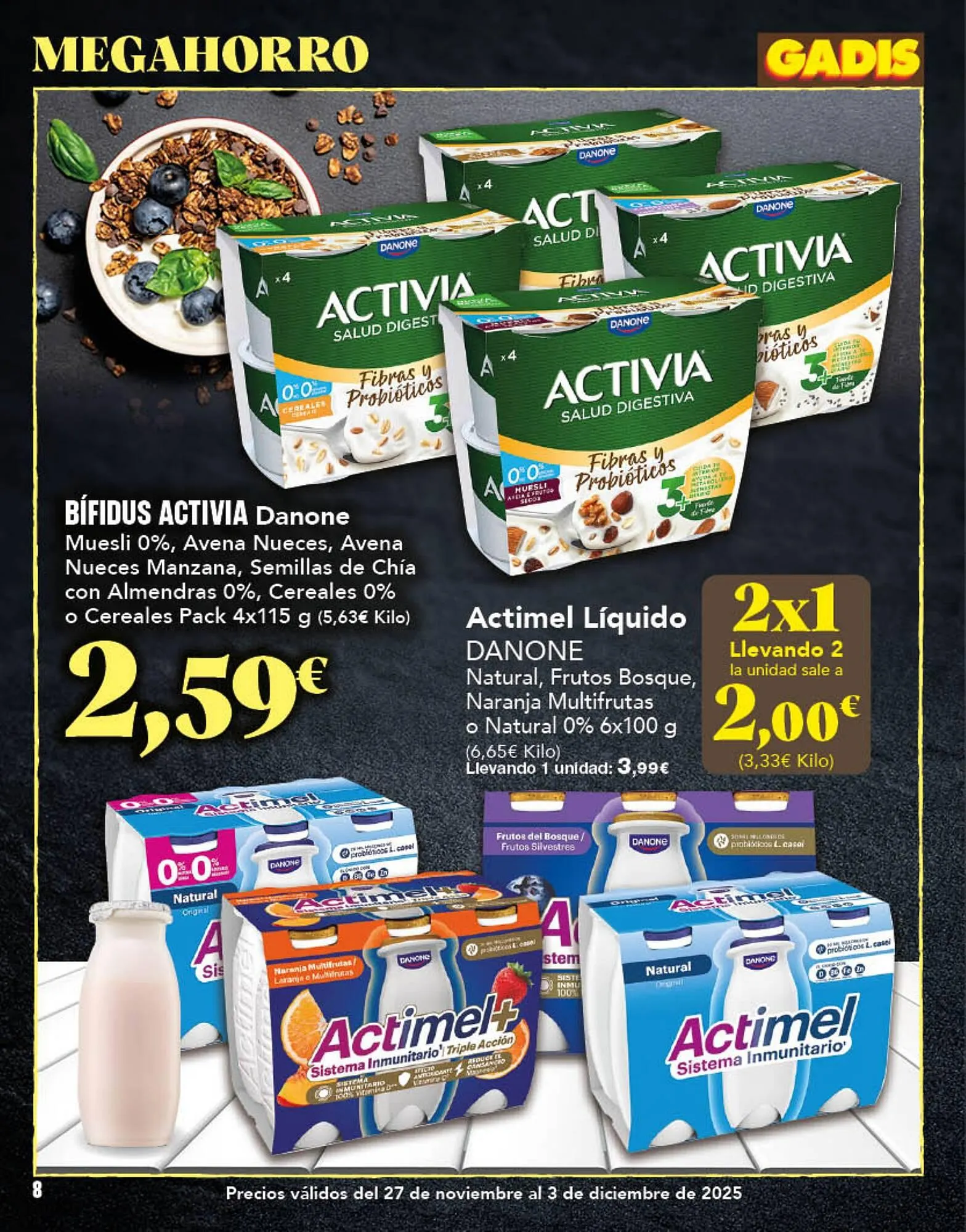 Catálogo de Folleto Gadis 27 de noviembre al 3 de diciembre 2025 - Página 8