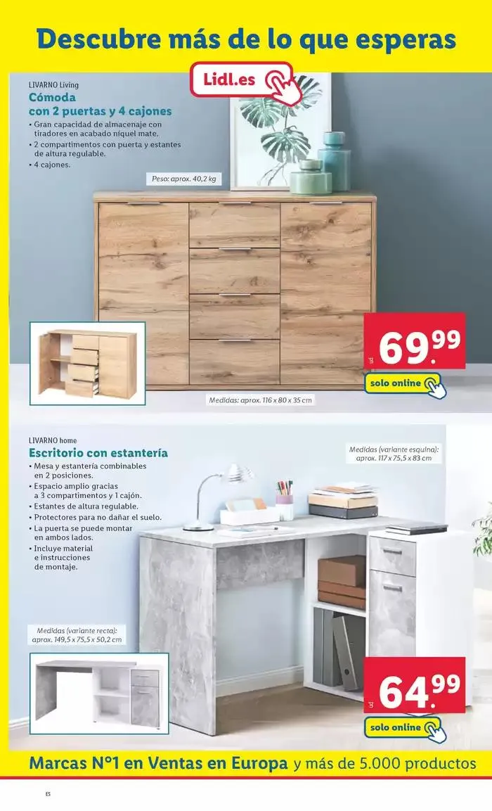 Catálogo de ¡Bazar Lidl! Ofertas válidas del 31/03 al 06/04 31 de marzo al 6 de abril 2025 - Página 18