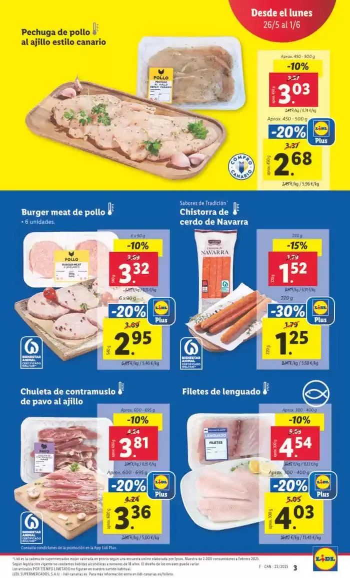 Catálogo de № 1 PRECIO - Ofertas válidas del 26/05 al 01/06 26 de mayo al 1 de junio 2025 - Página 3