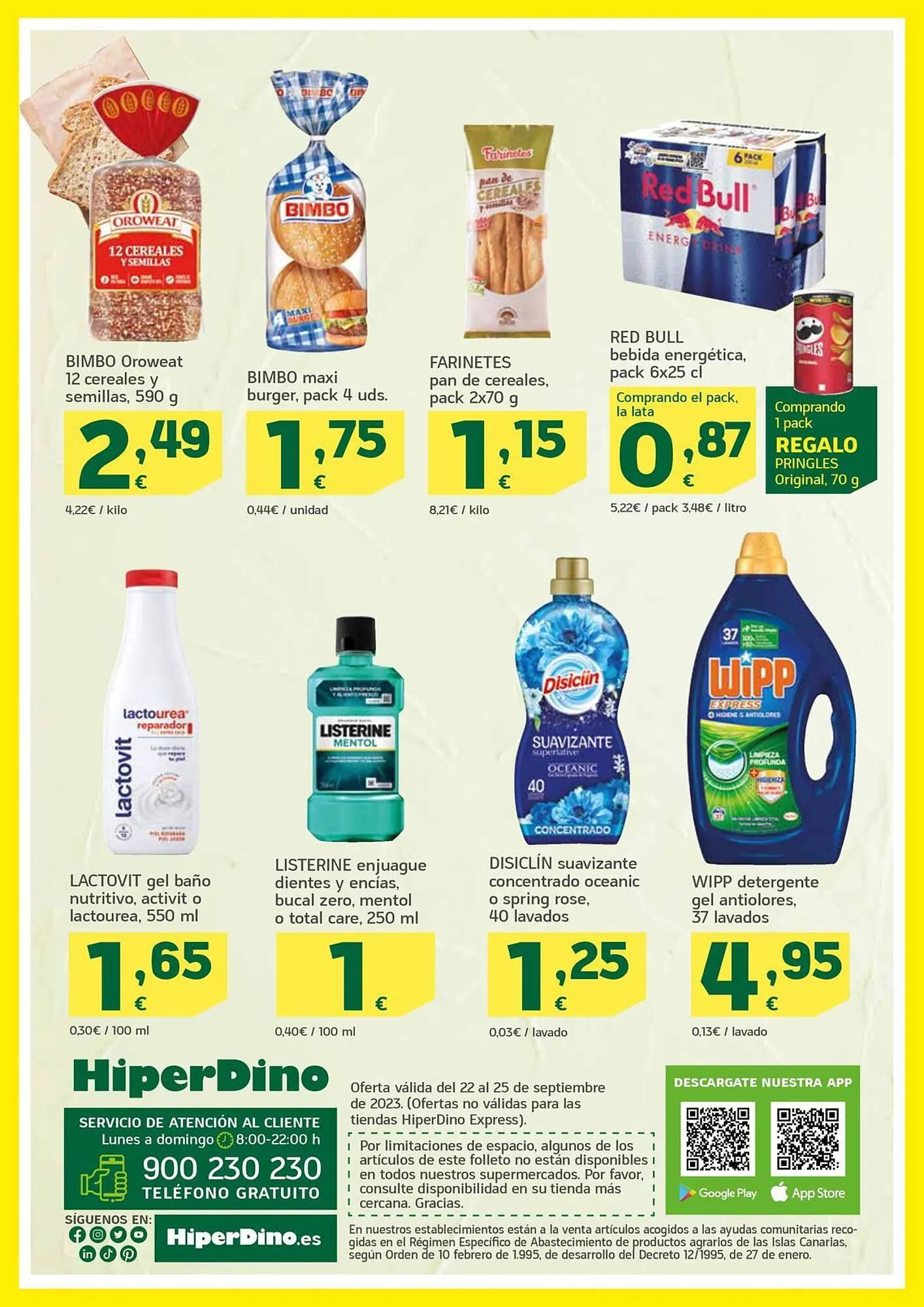 Catálogo de Folleto HiperDino 21 de septiembre al 25 de septiembre 2023 - Página 2