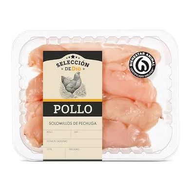 Solomillo de pollo Selección de Dia bandeja 400 g aprox.