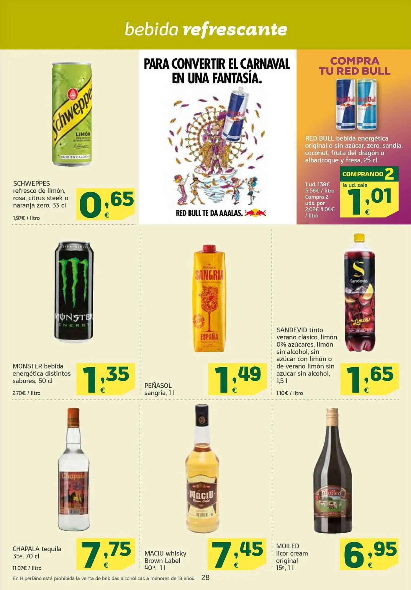 Catálogo de Folleto HiperDino 8 de febrero al 22 de febrero 2024 - Página 28