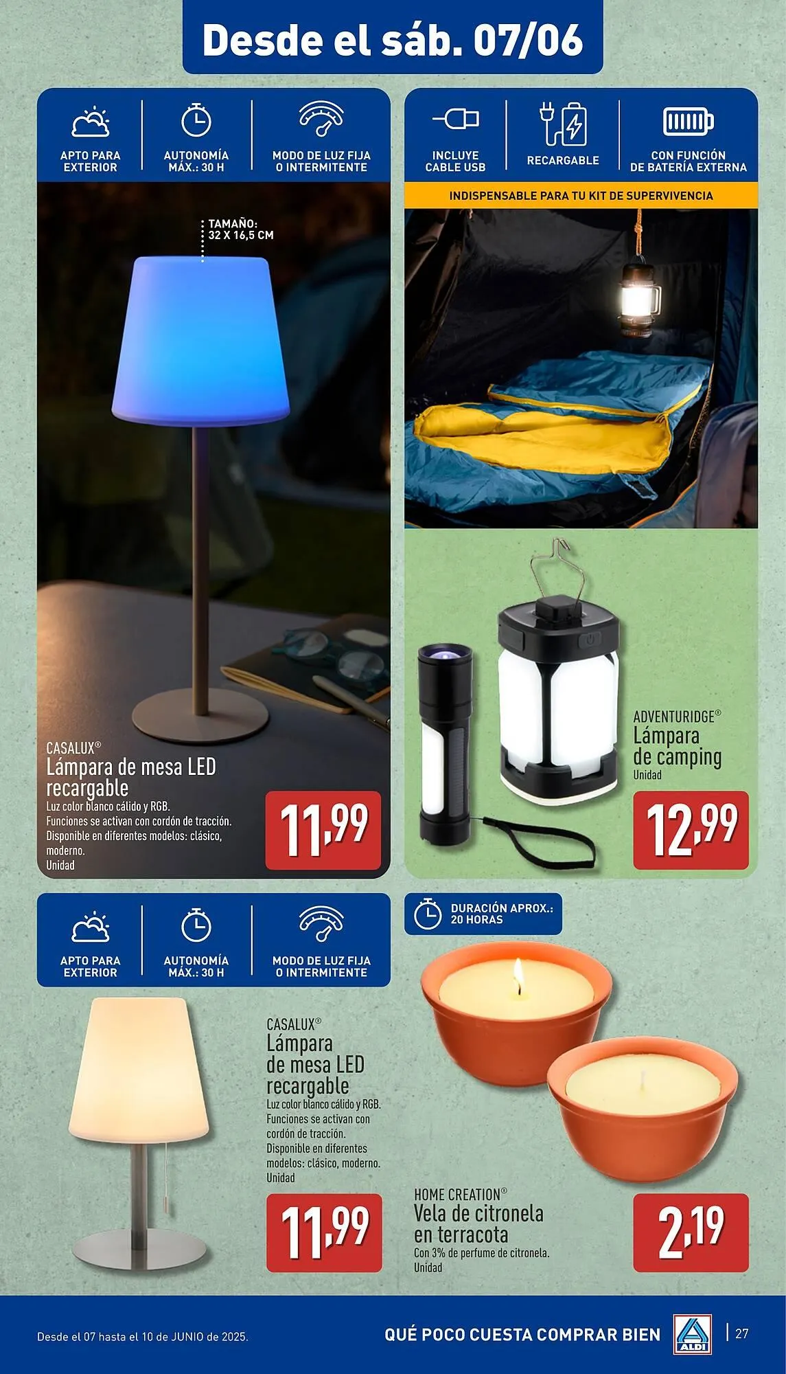 Catálogo de Folleto ALDI 2 de junio al 8 de junio 2025 - Página 27