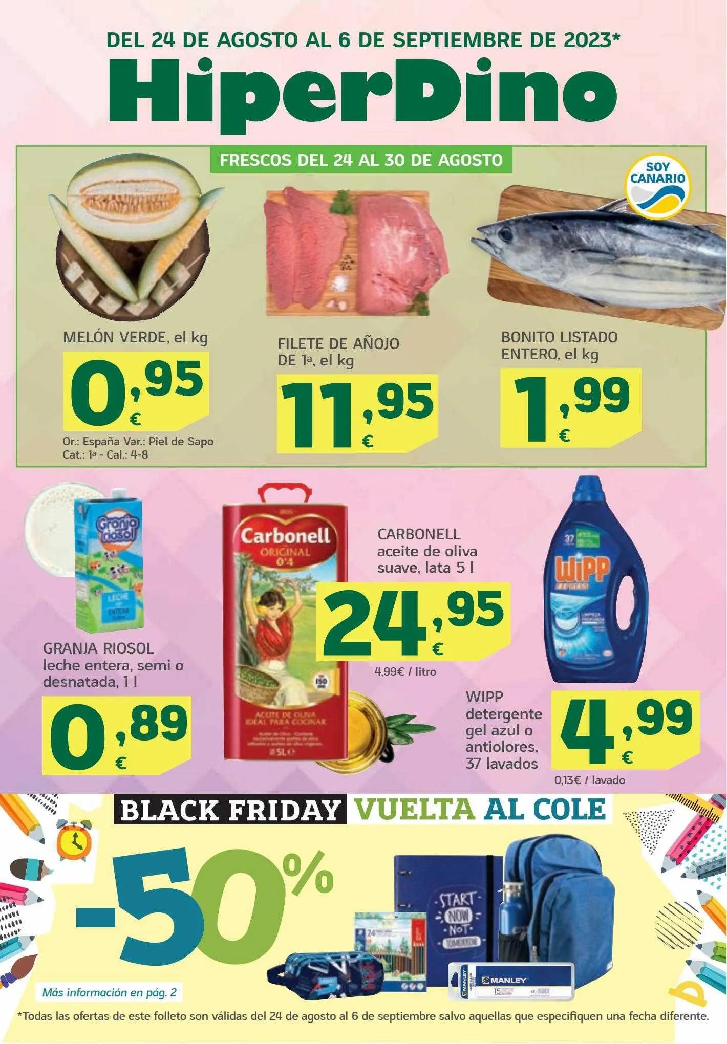 Catálogo de HiperDino Folleto 4 de septiembre al 8 de septiembre 2023 - Página 1
