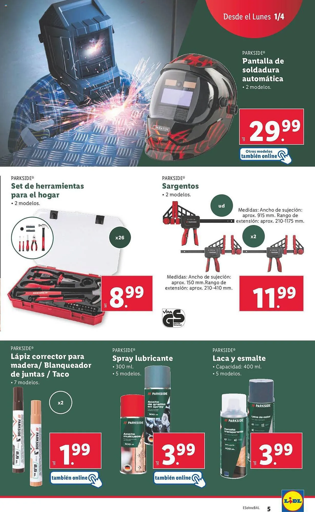 Catálogo de Folleto Lidl 1 de abril al 7 de abril 2024 - Página 31