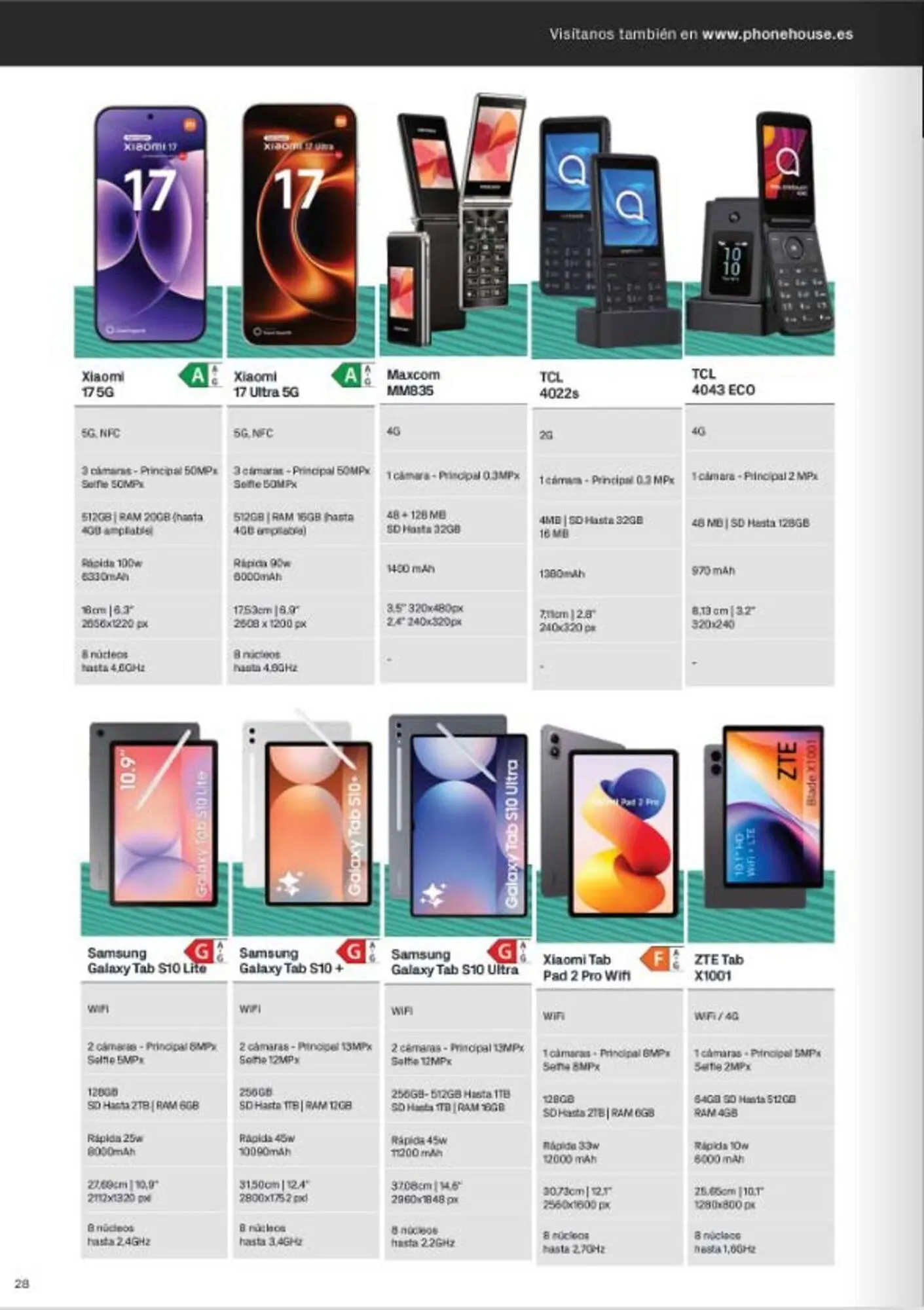 Catálogo de Catálogo Phone House 3 de marzo al 31 de marzo 2026 - Página 28