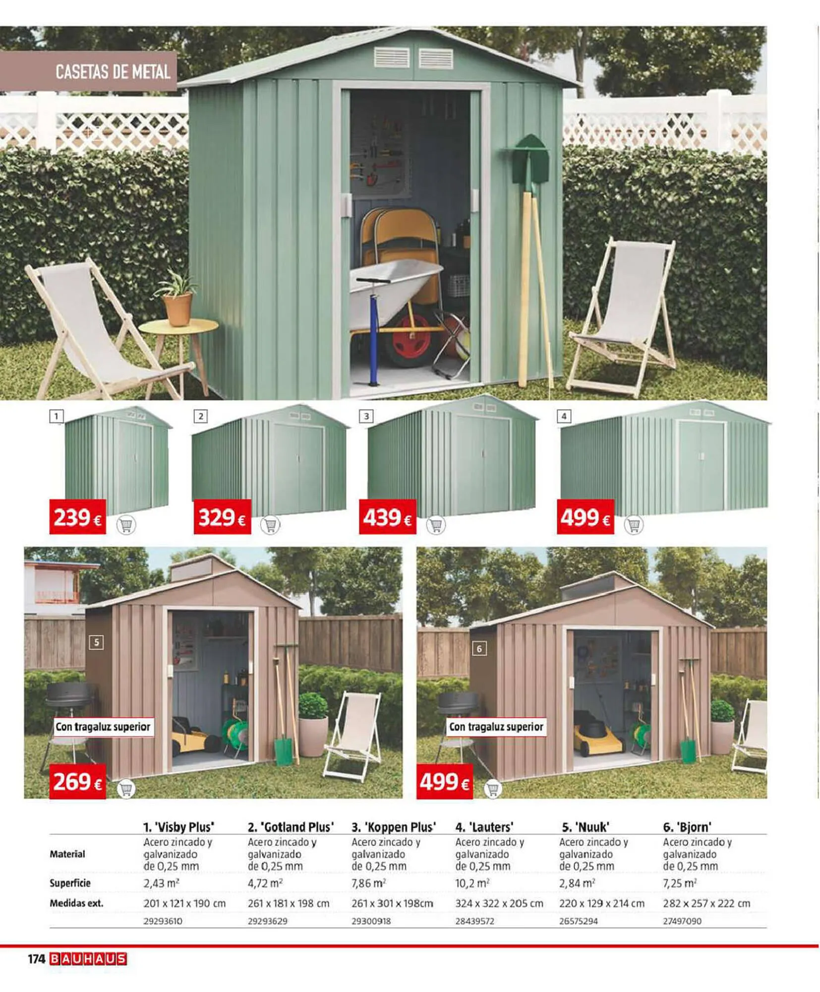 Catálogo de Folleto Bauhaus 7 de marzo al 15 de agosto 2023 - Página 174
