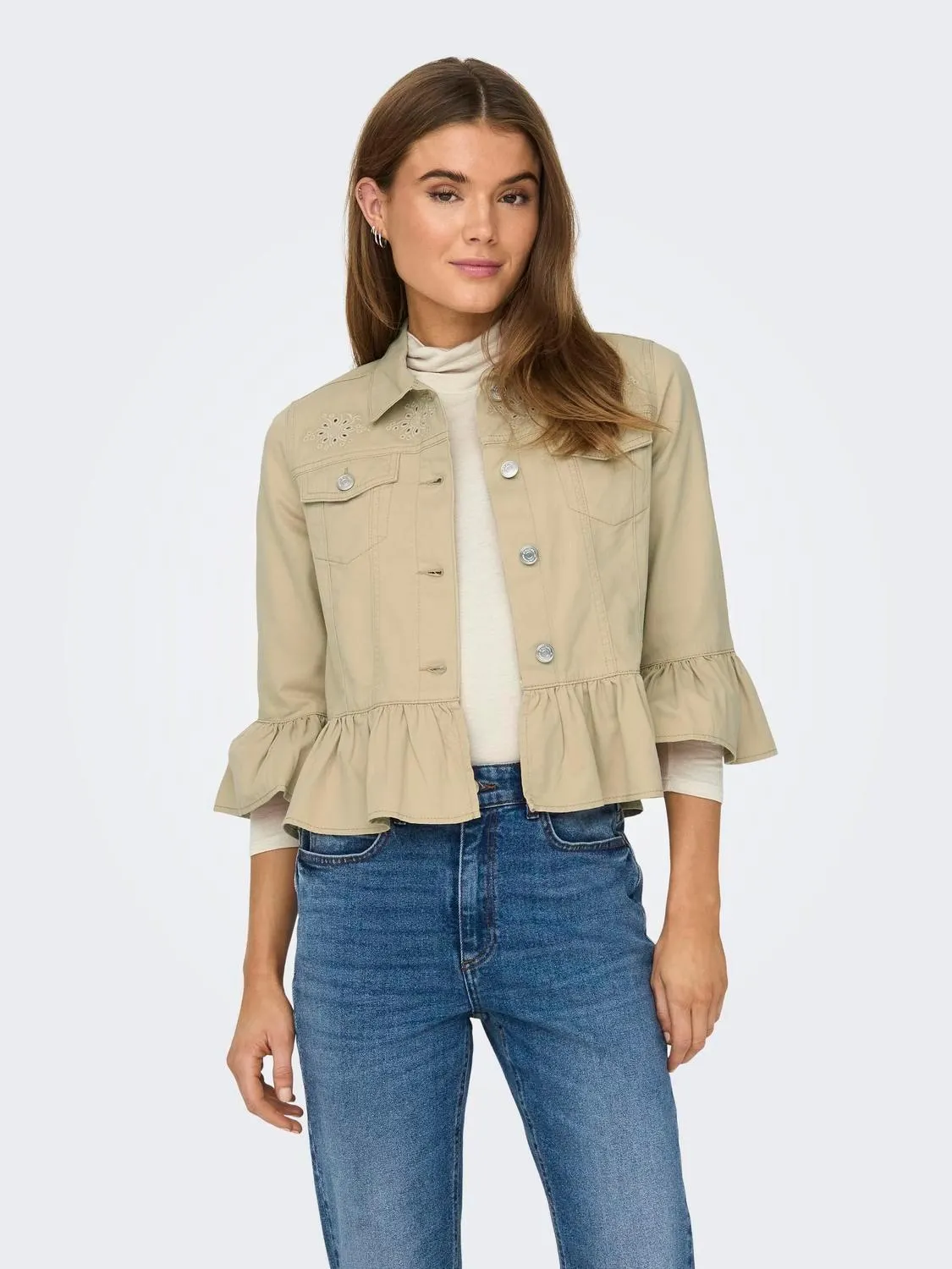 Chaquetas Cuello italiano