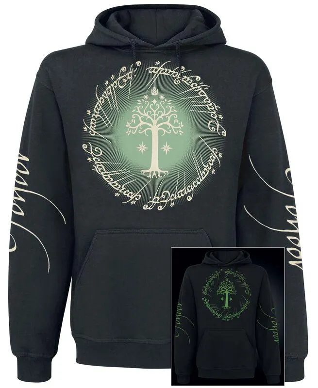 "Gondor" Sudadera con capucha Negro de El Señor de los Anillos