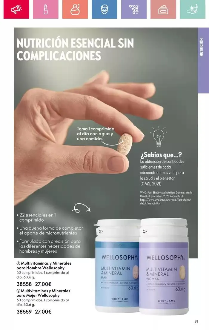 Catálogo de Catálogo Oriflame 30 de marzo al 19 de abril 2025 - Página 91