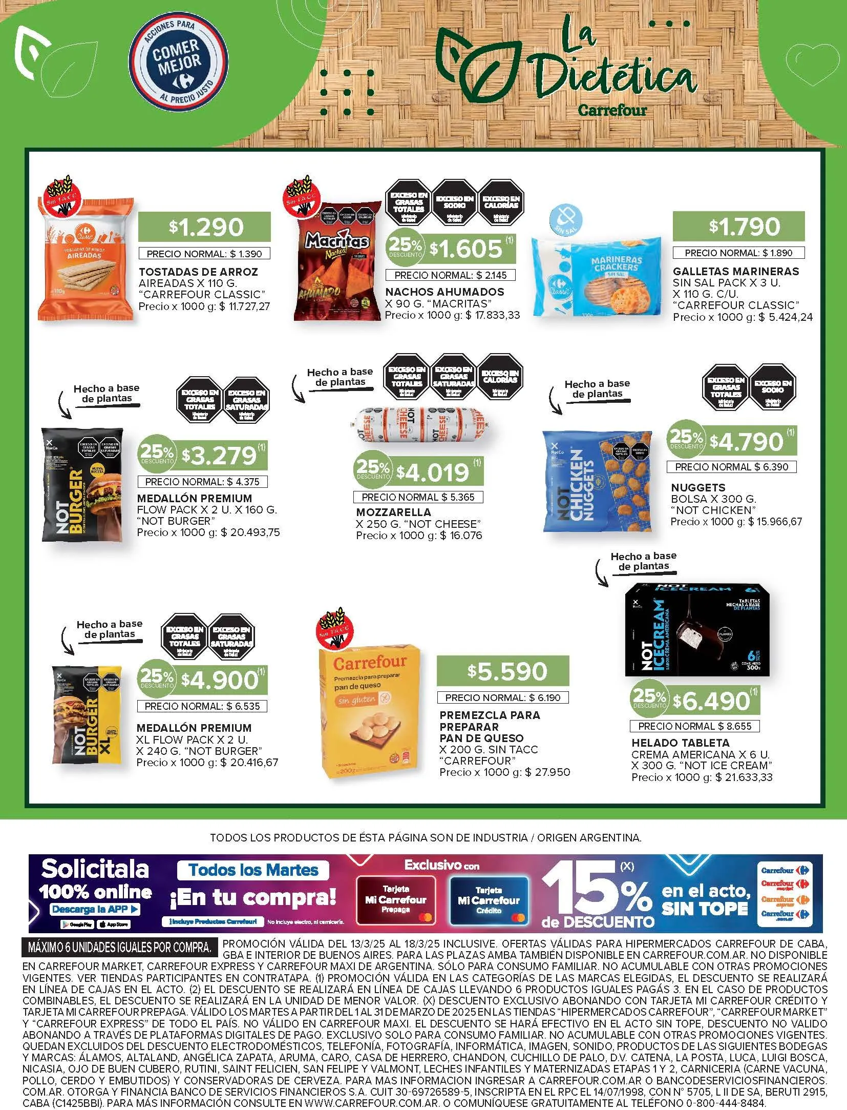 Ofertas de Carrefour Ofertas y descuentos 13 de marzo al 18 de marzo 2025 - Página 13 del catálogo
