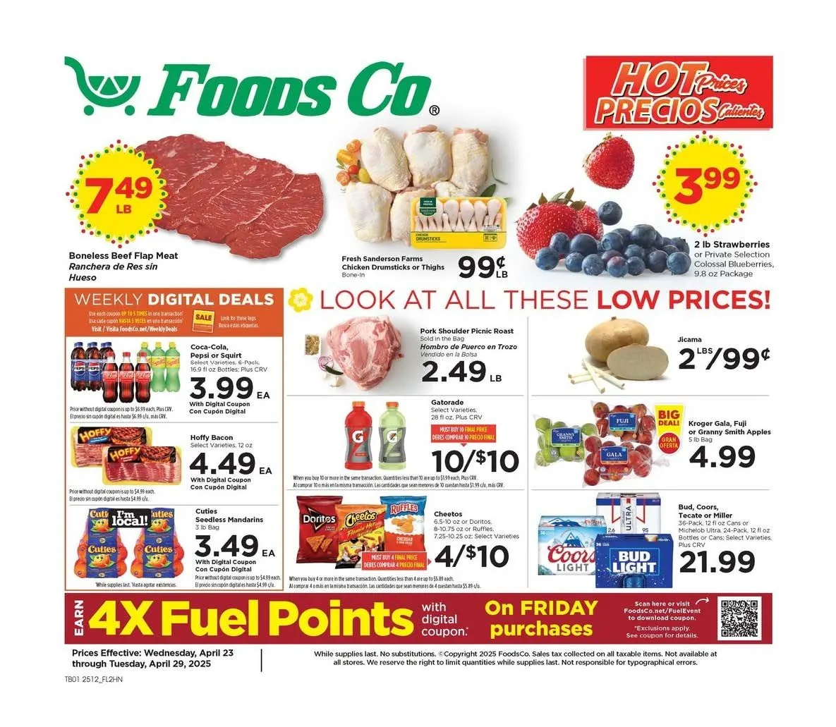 Weekly ad Foods Co. Weekly Ad from April 22 to April 30 2025 - Page