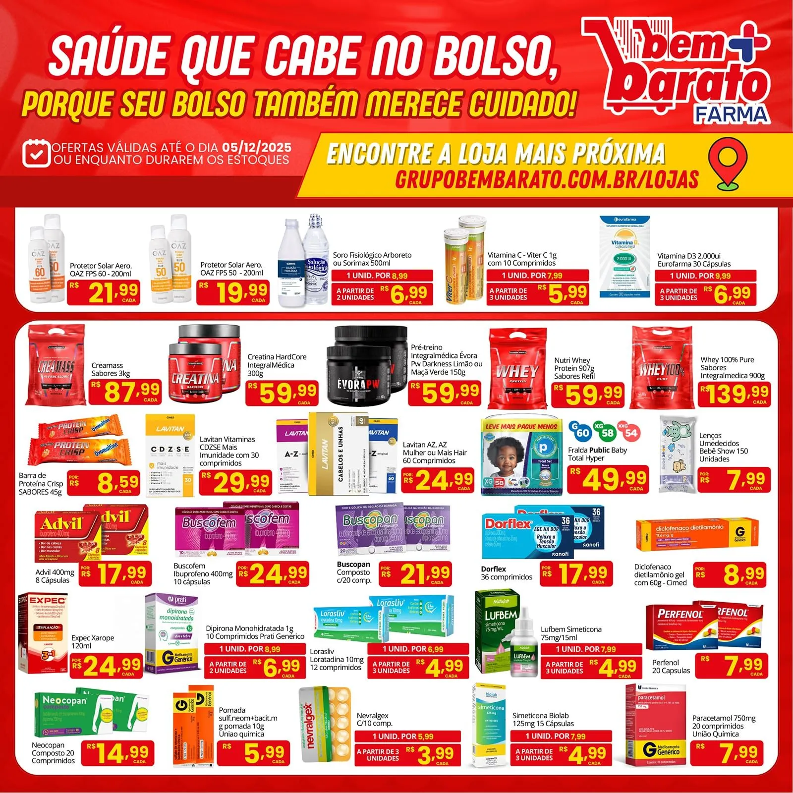 Encarte de Bem Barato Ofertas 2 de dezembro até 5 de dezembro 2025 - Pagina 1