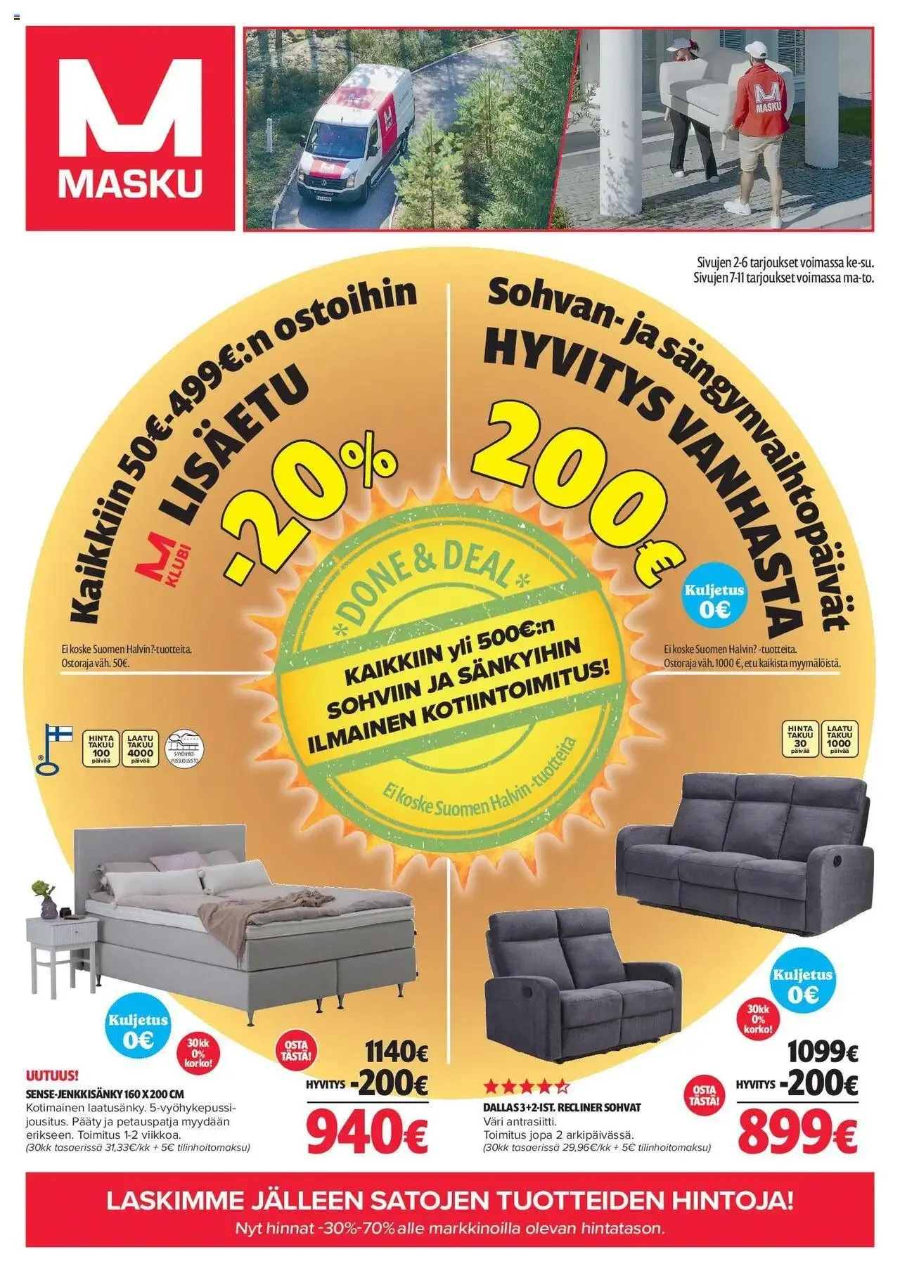 Masku tarjoukset voimassa alkaen 30. syyskuuta - 31. joulukuuta 2024 - Tarjouslehti sivu 1