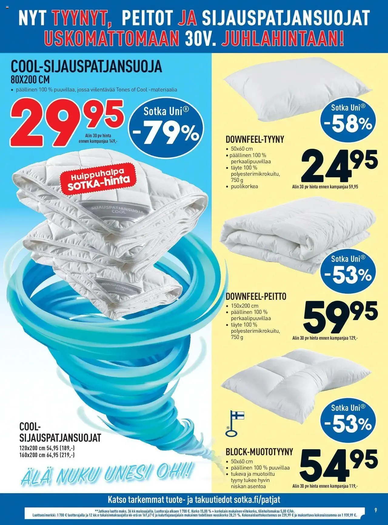 Sotka tarjoukset voimassa alkaen 1. lokakuuta - 31. joulukuuta 2024 - Tarjouslehti sivu 9