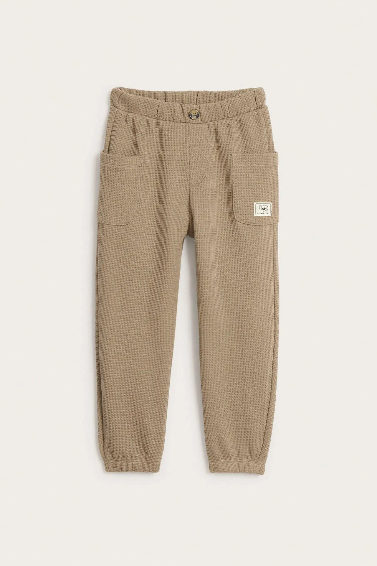 Vohvelipintaiset collegehousut