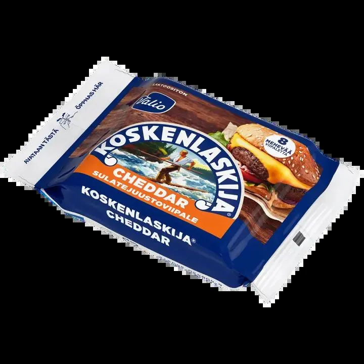 KOSKENLASKIJA LAKT e200 g cheddar sulatejuustoviipale laktoositon