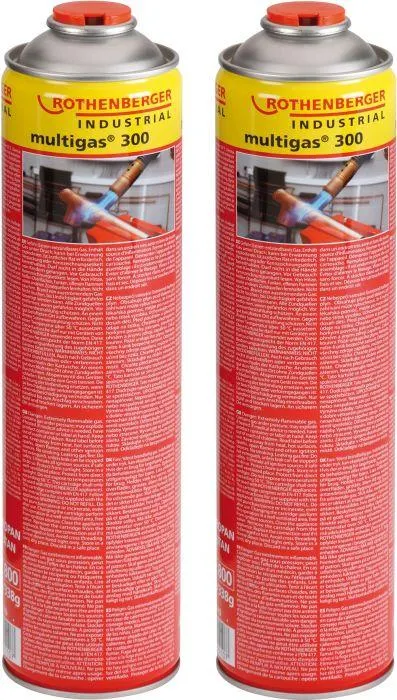 Kaasupatruuna Rothenberger Multigas 300 2 kpl