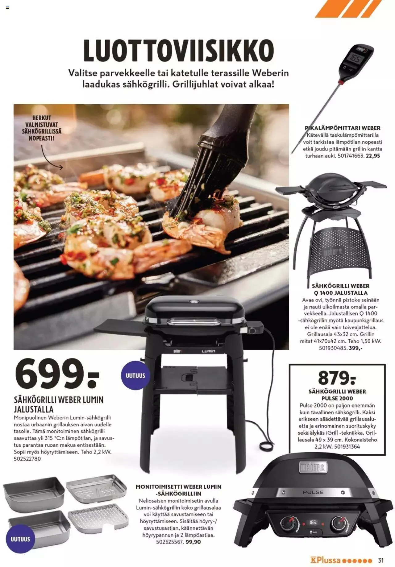 K-Rauta - Liekeissä-kuvasto 2023 voimassa alkaen 27. maaliskuuta - 31. heinäkuuta 2023 - Tarjouslehti sivu 31