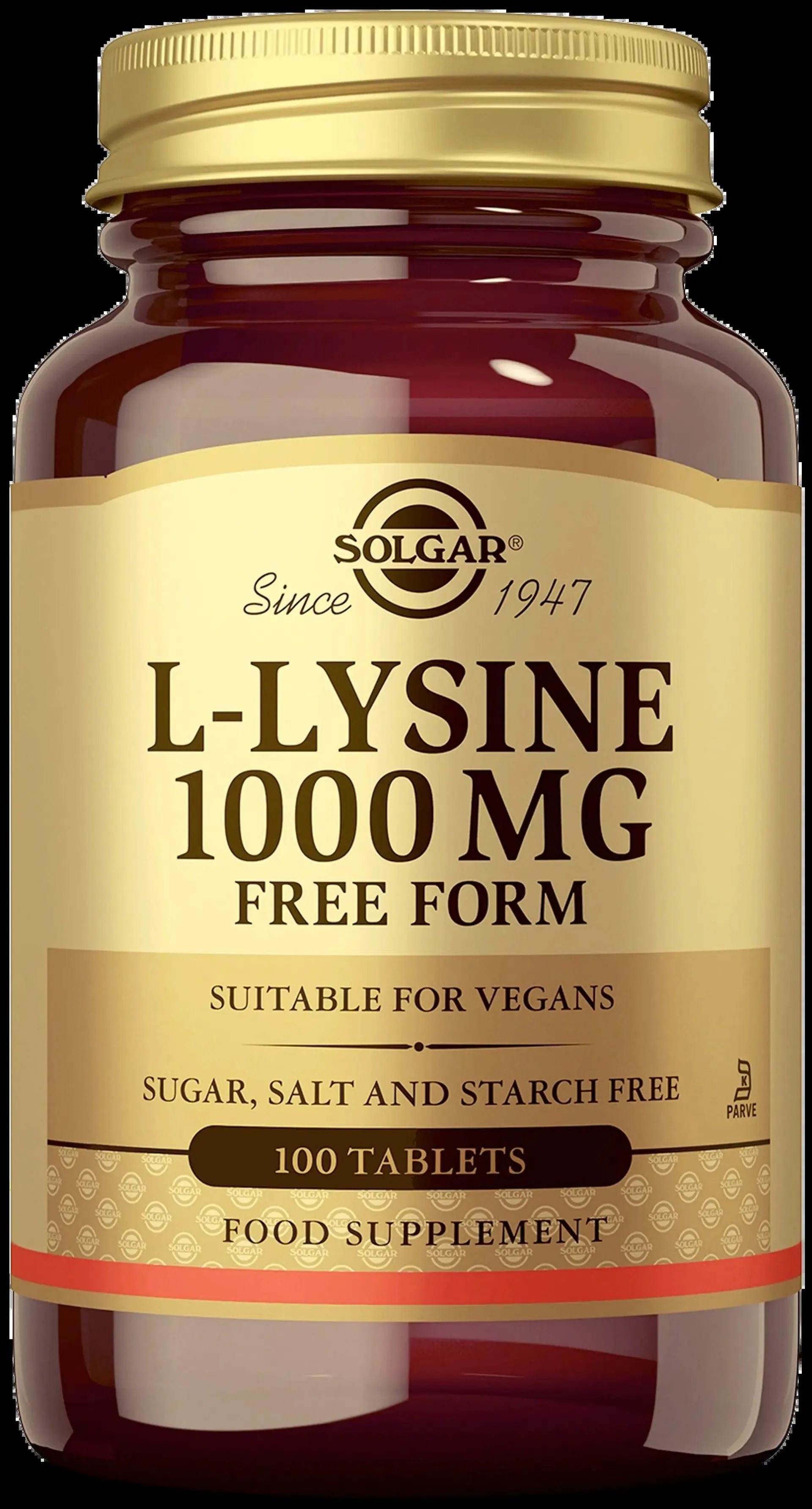 Solgar L-Lysiini 1000 mg 100 tablettia