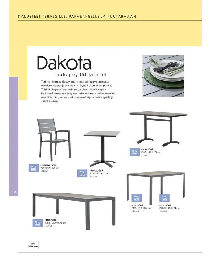 Kesa 2024 voimassa alkaen 20. maaliskuuta - 31. elokuuta 2024 - Tarjouslehti sivu 50