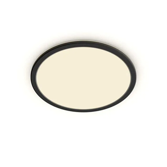 PHILIPS KATTOVALAISIN 24,5 CM 15W 27K IP44 MUSTA PYÖREÄ