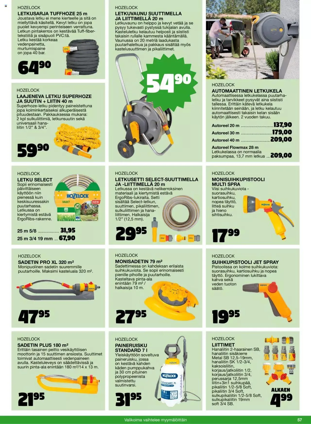Tokmanni - Kesä 2023 voimassa alkaen 17. huhtikuuta - 31. joulukuuta 2023 - Tarjouslehti sivu 57