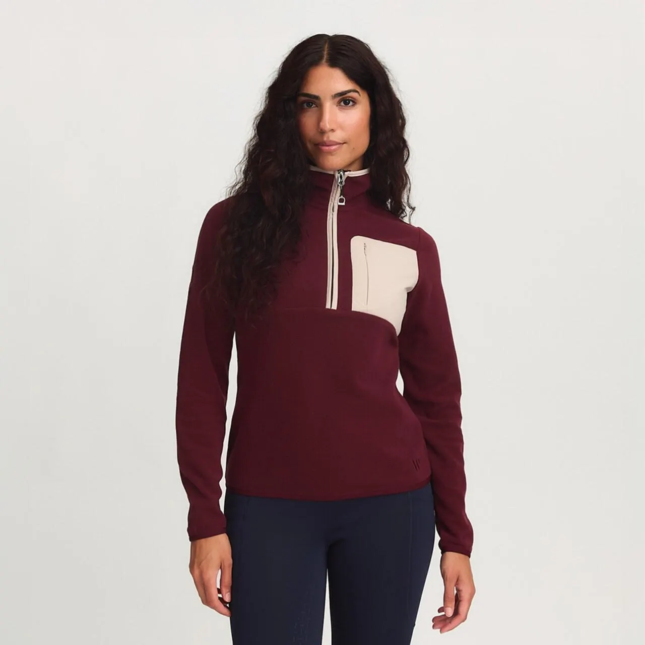 Fleecepusero Basic 1/2 zip