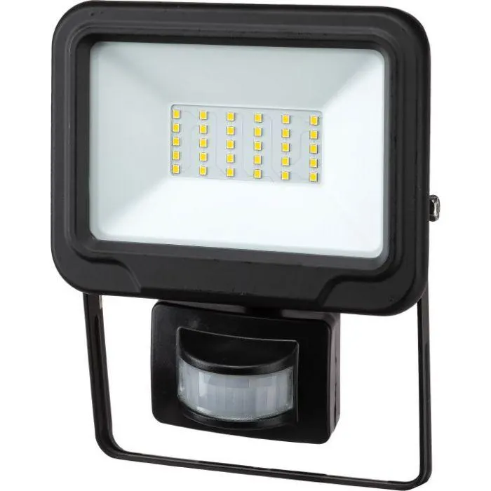 Led-valonheitin liikesensorilla 30w musta