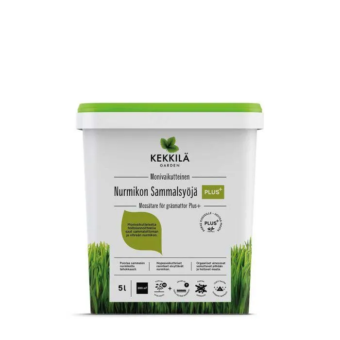 KEKKILÄ NURMIKON SAMMALSYÖJÄ PLUS + 5 L