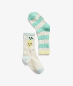 Ribatut sukat 2 parin pakkaus