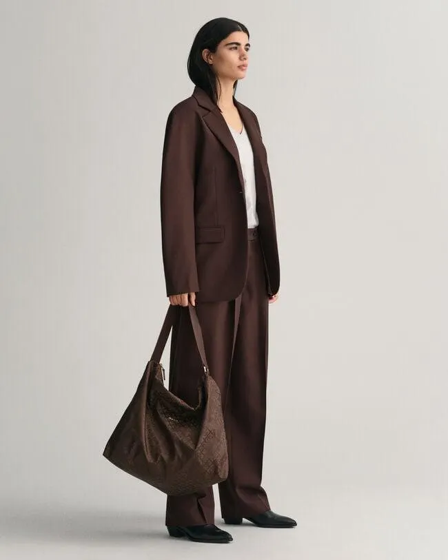 Suuri G Patterned ‑olkalaukku