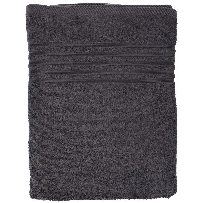 Kylpypyyhe Kotikulta 70 x 140 cm Sara tummanharmaa