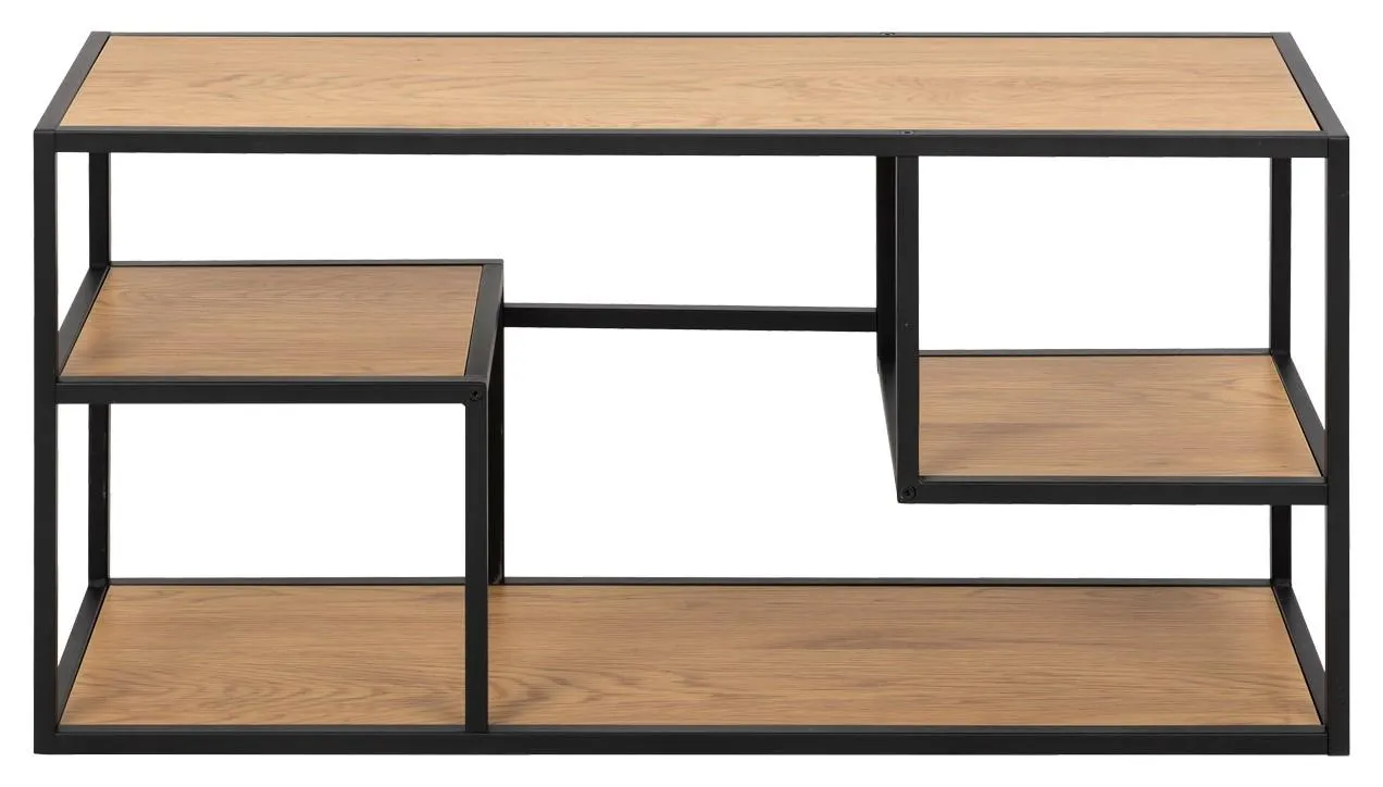 SEAFORD 4-seinähylly Musta ruskea