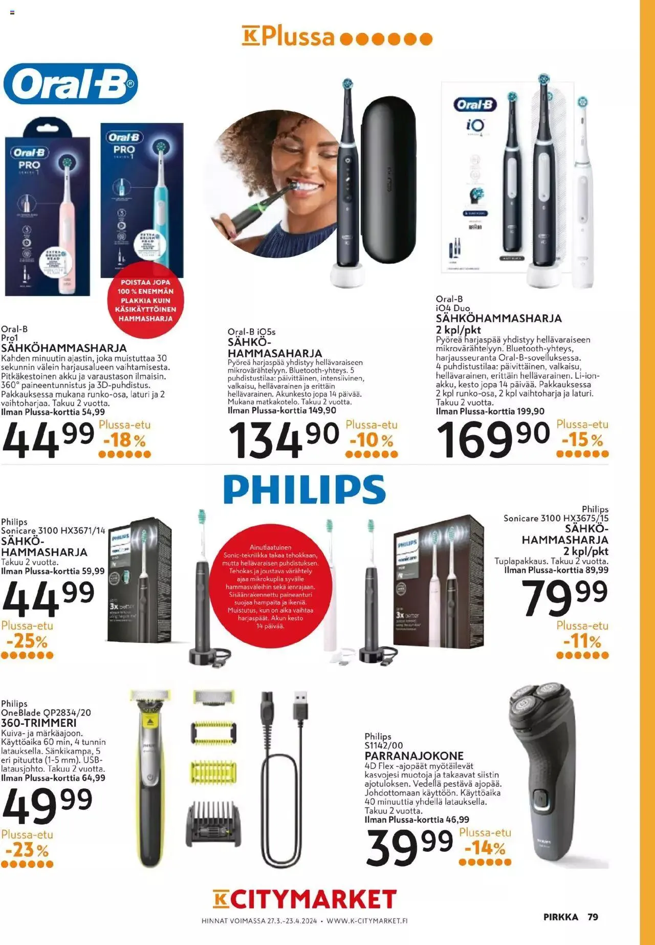 K-Market - Pirkka voimassa alkaen 27. maaliskuuta - 23. huhtikuuta 2024 - Tarjouslehti sivu 79