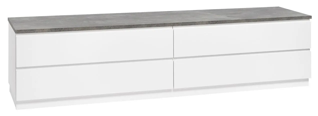 PALLAS-taso (nro 45) Betoni/Valkoinen