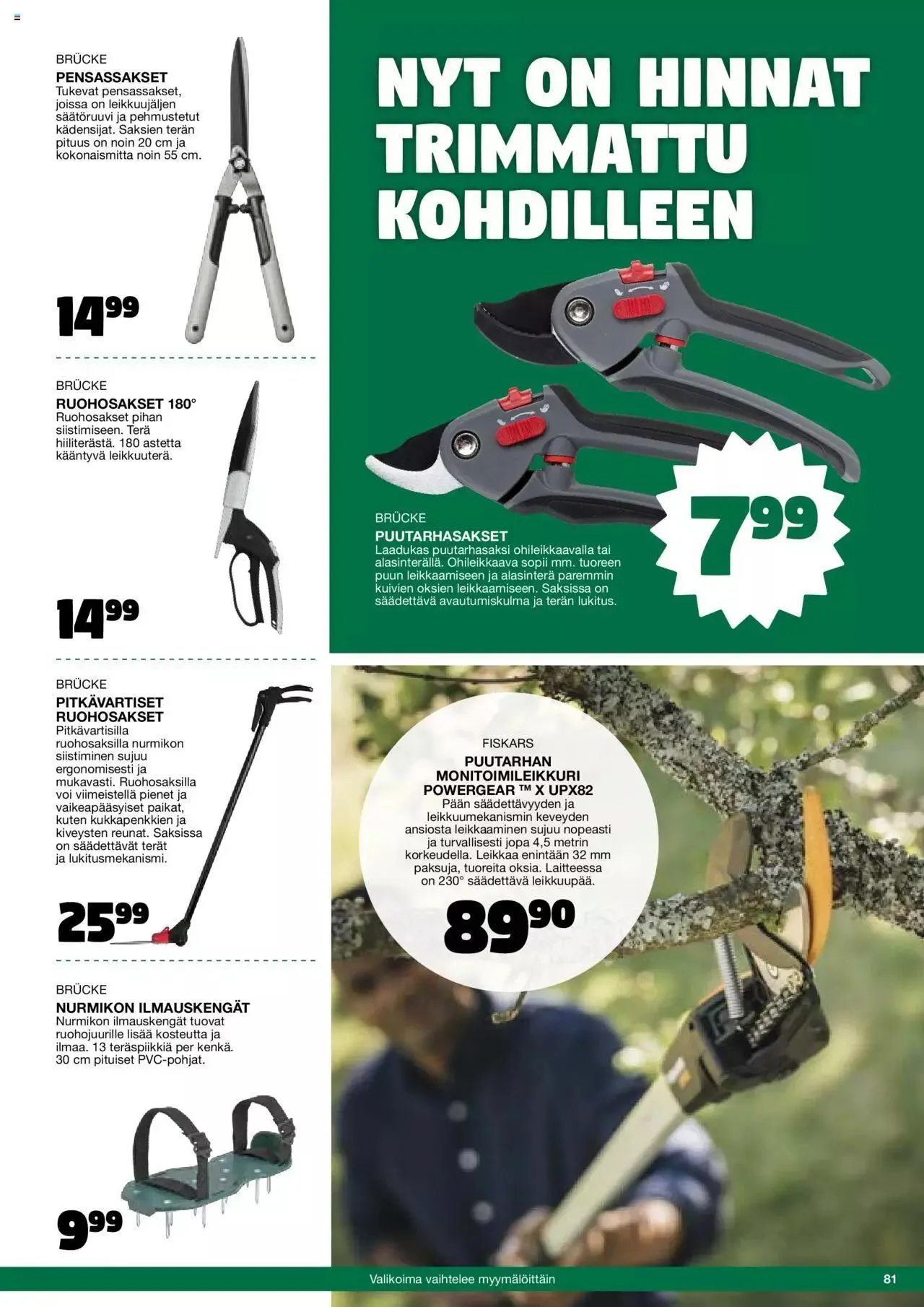 Tokmanni - Kesä 2024 voimassa alkaen 1. huhtikuuta - 31. joulukuuta 2024 - Tarjouslehti sivu 81