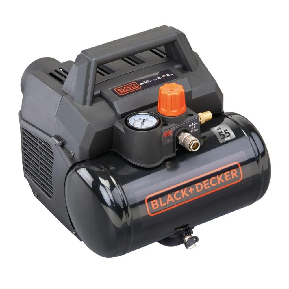 Black+Decker 100/8/6 paineilmakompressori 750 W 6 l