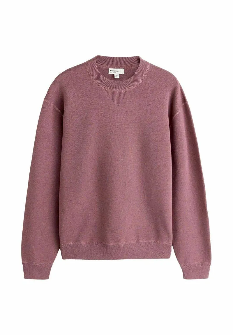 BOXY FIT MID WEIGHT - Collegepaita - damson pink