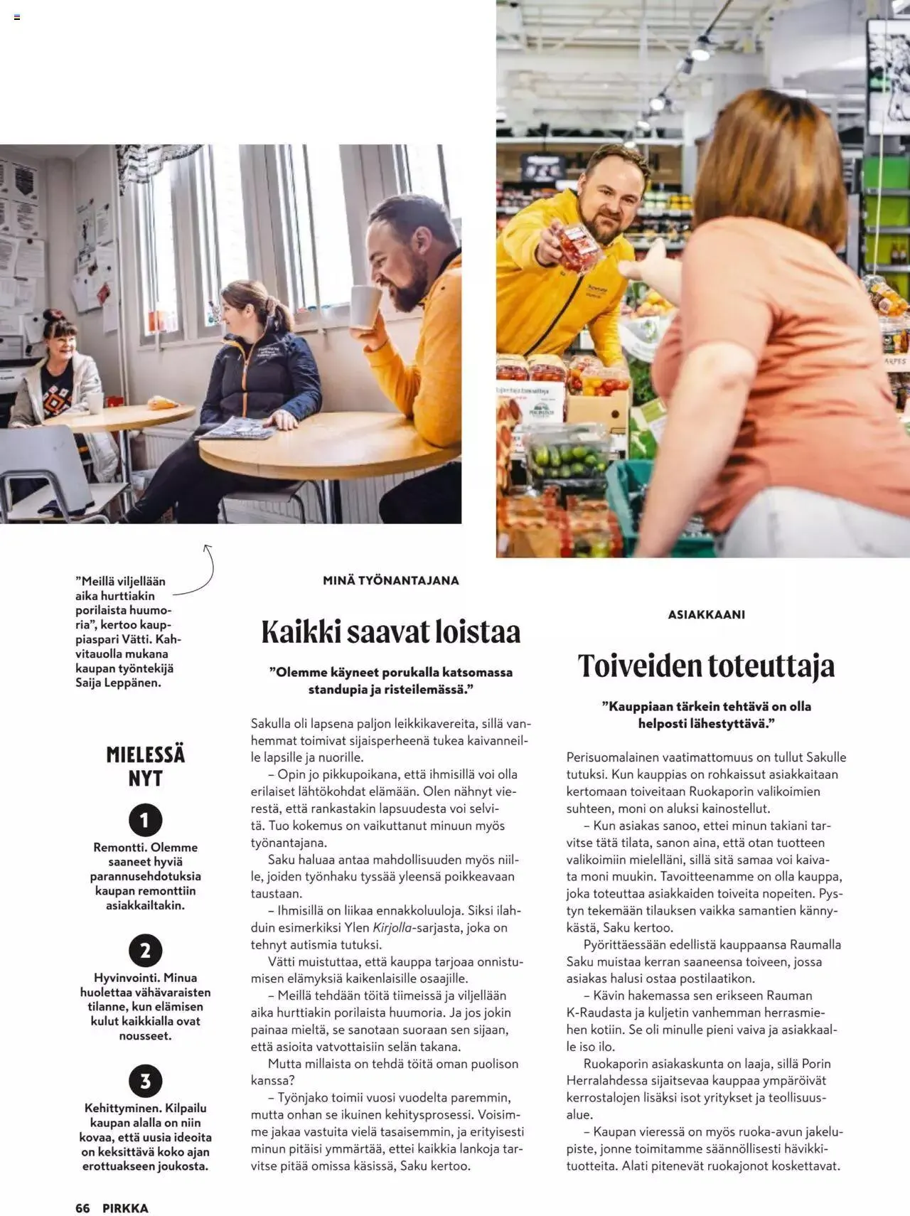 K-Market tarjoukset Pirkka 9/2023 voimassa alkaen 30. elokuuta - 3. lokakuuta 2023 - Tarjouslehti sivu 66