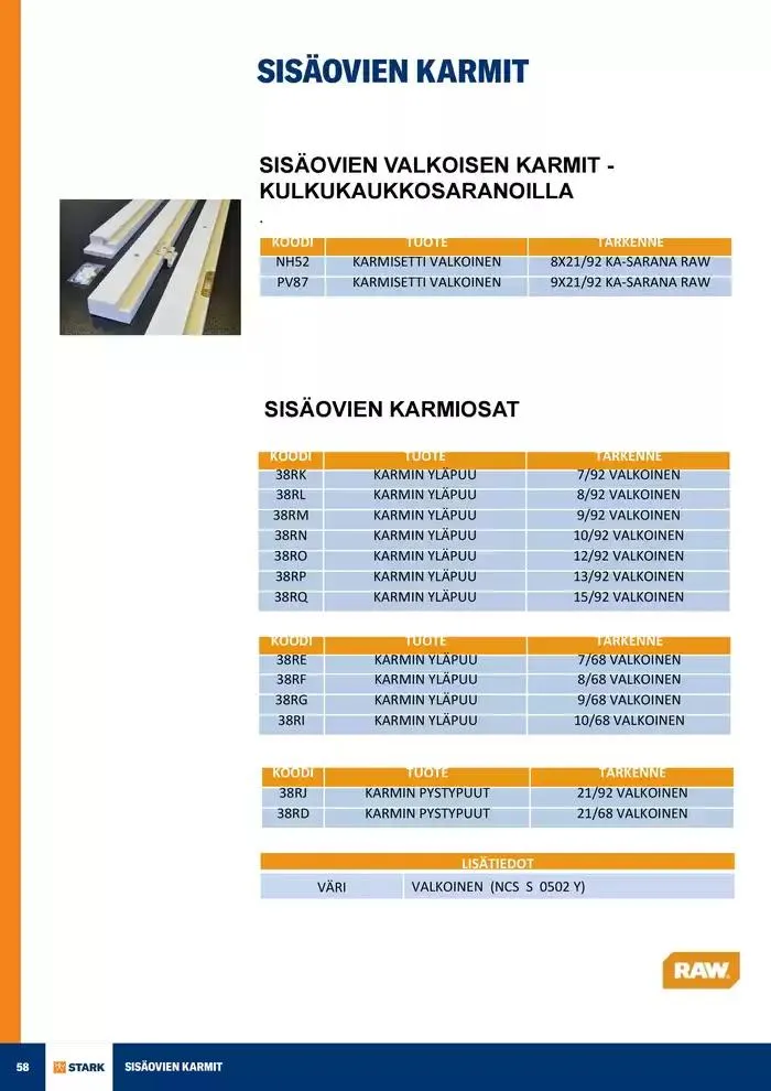 Ovivalikoima voimassa alkaen 19. marraskuuta - 31. joulukuuta 2024 - Tarjouslehti sivu 58