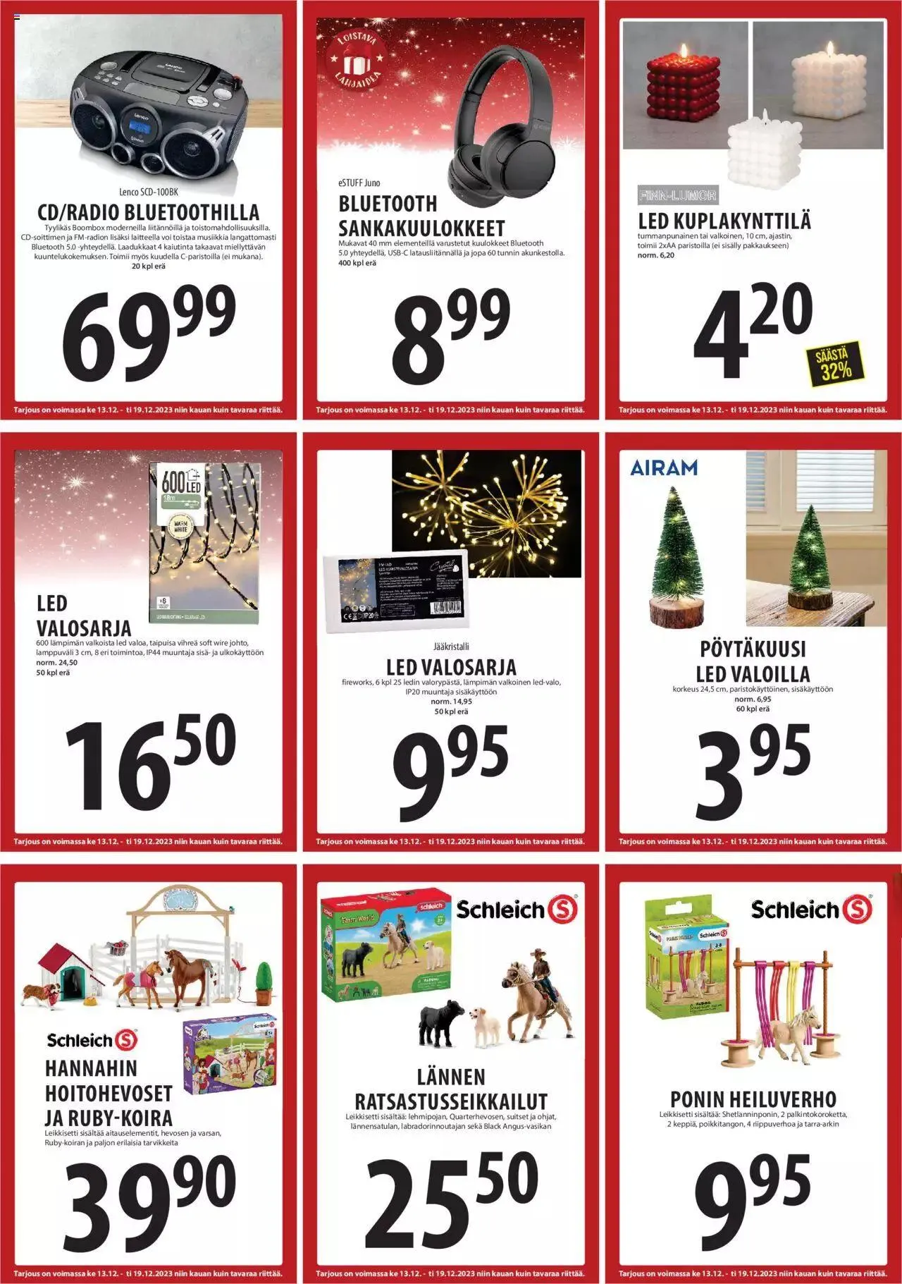 Tuuri tarjoukset voimassa alkaen 13. joulukuuta - 19. joulukuuta 2023 - Tarjouslehti sivu 16