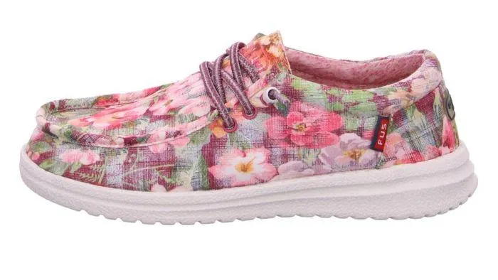 Fusion kangaskengät Emma Vangogh Faded Red