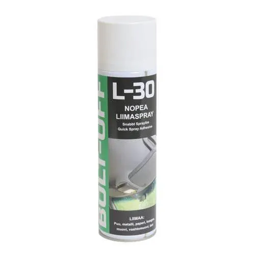 Bolt-Off liimaspray L-30 nopea 500ml