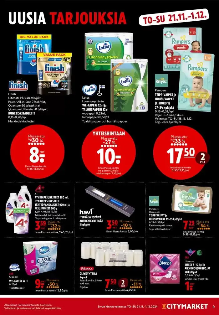 K-citymarket tarjoukset voimassa alkaen 28. marraskuuta - 12. joulukuuta 2024 - Tarjouslehti sivu 14
